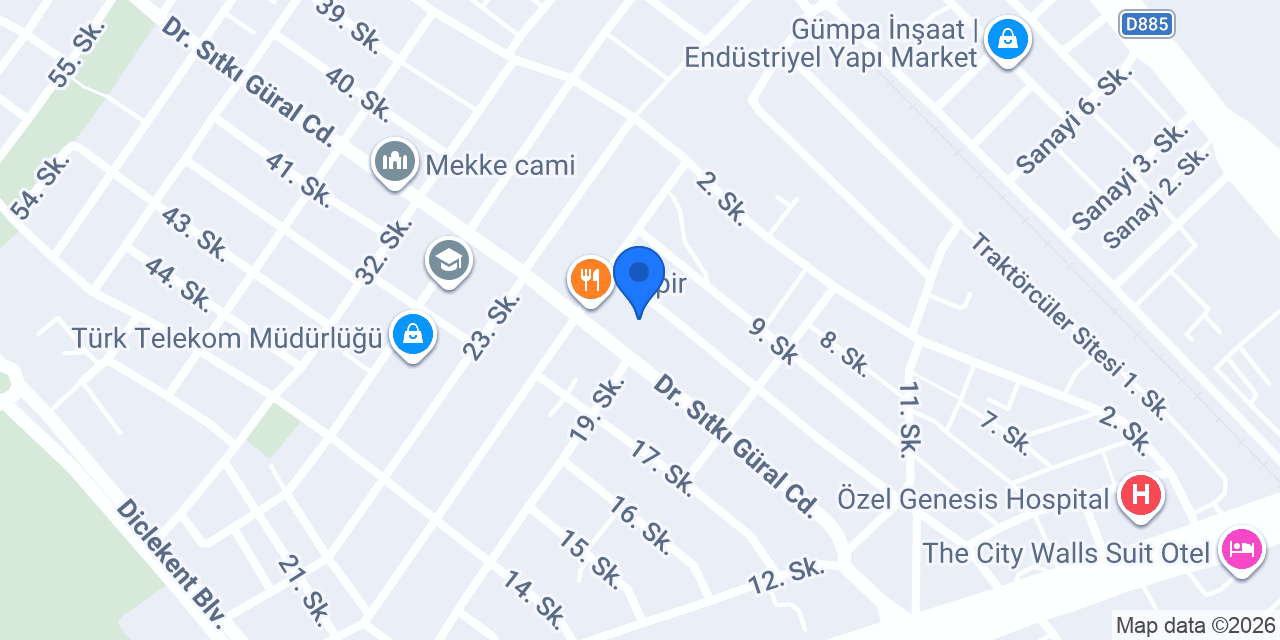 ÖZALTINSOY YAPI konumu