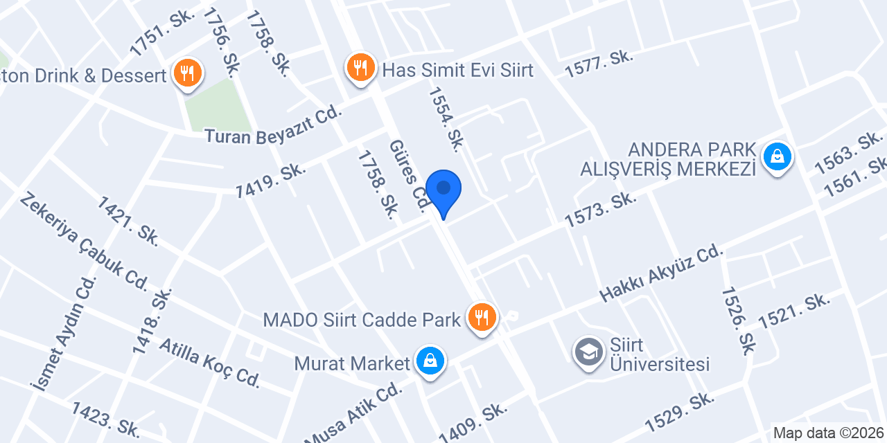 Cadde döner konumu
