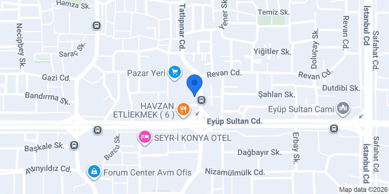 Selçuklu Halk Eğitimi Merkezi Müdürlüğü konumu