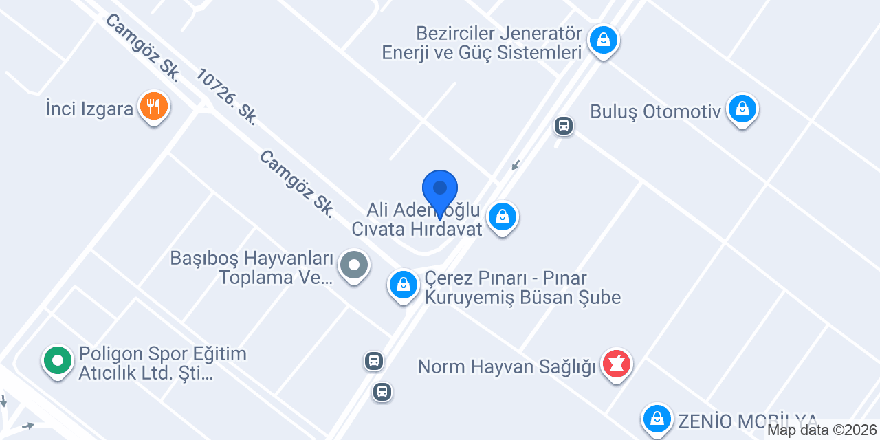 Proton Piston San. ve Tic. Ltd. Şti. konumu