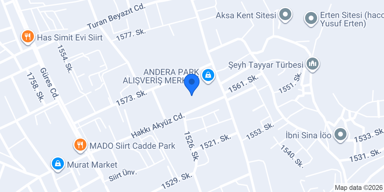 Şirvan Aile Sağlığı Merkezi konumu