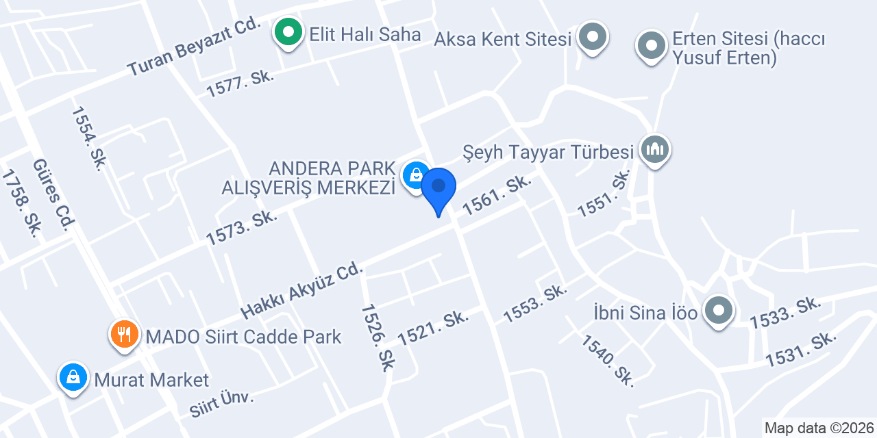 Anderapark taksi konumu