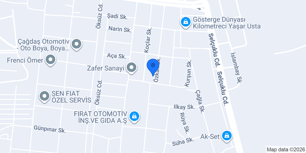 ÖZEN İŞ DEFRANSİYEL konumu