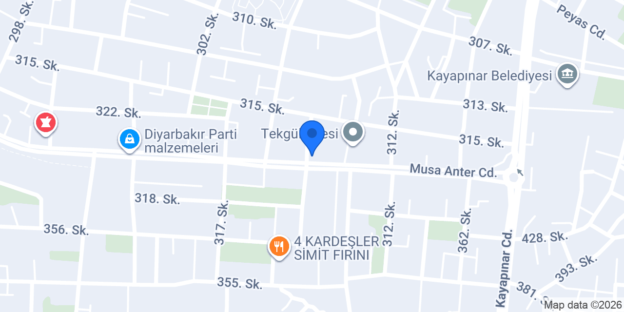 Bozkuş Mobilya konumu