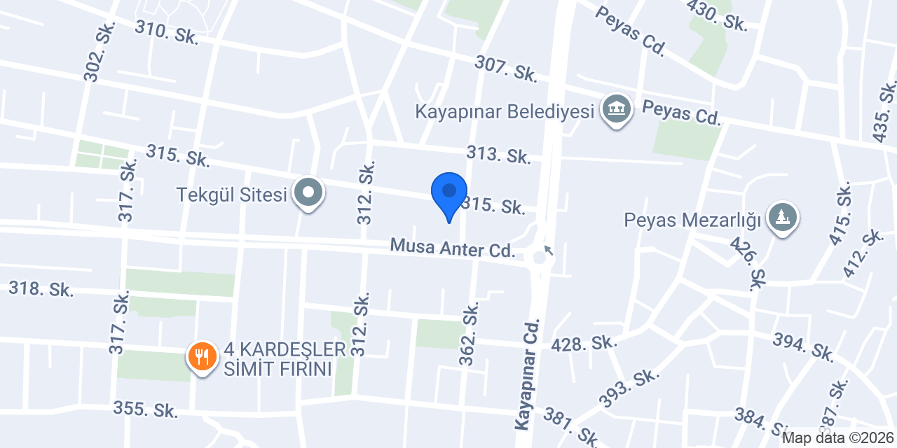 Orhan Elektronik konumu