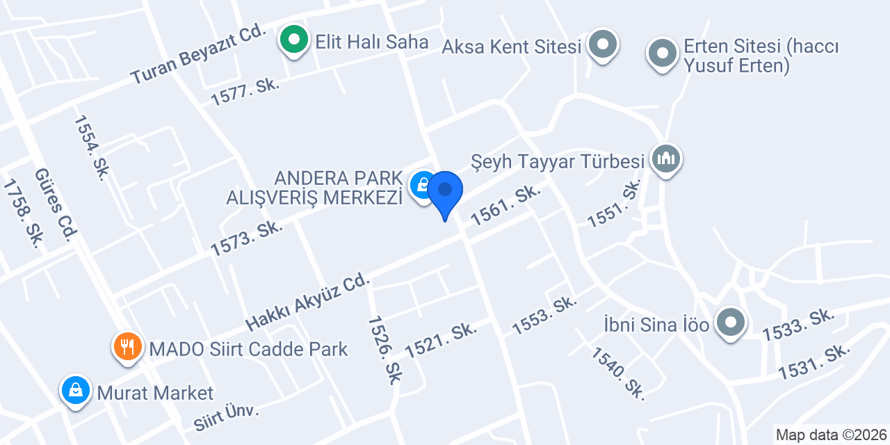 AnderaPark Avm konumu