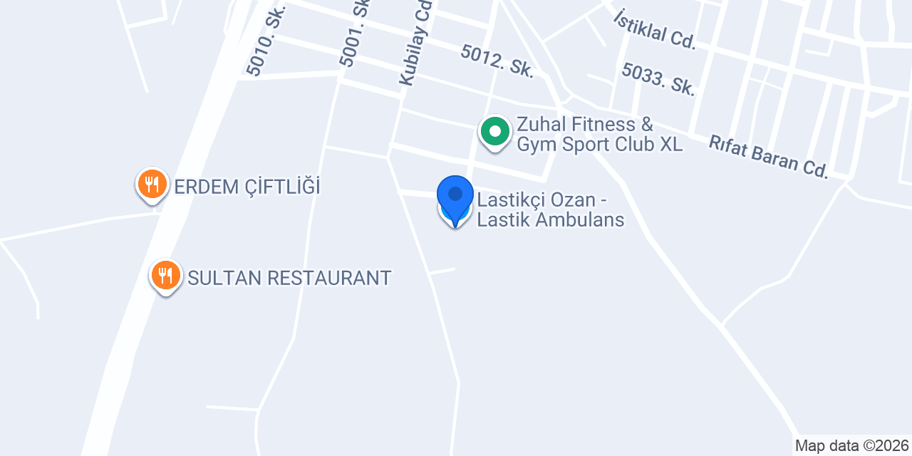 Lastikçi Ozan - Lastik Ambulans konumu