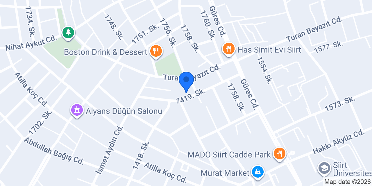 Can ciğer siirt konumu