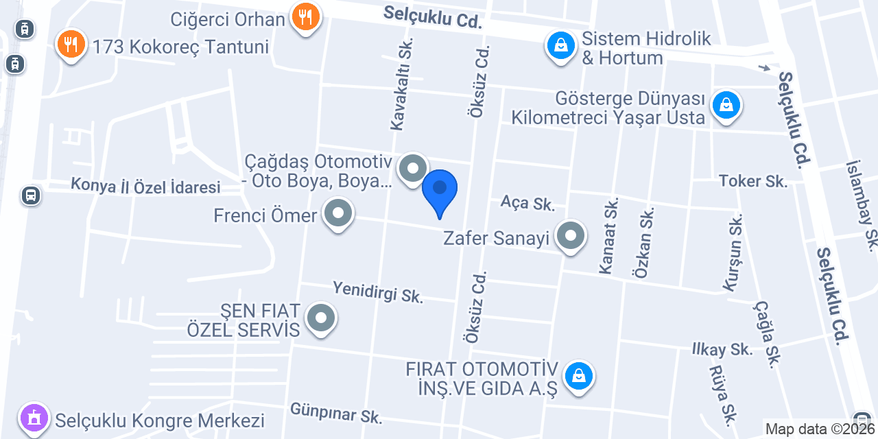 CEYLAN GARAGE konumu