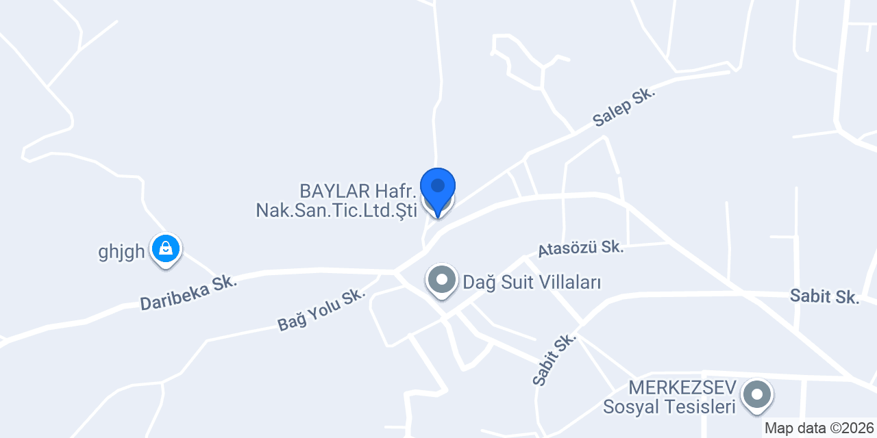 BAYLAR Hafr.Nak.San.Tic.Ltd.Şti. konumu