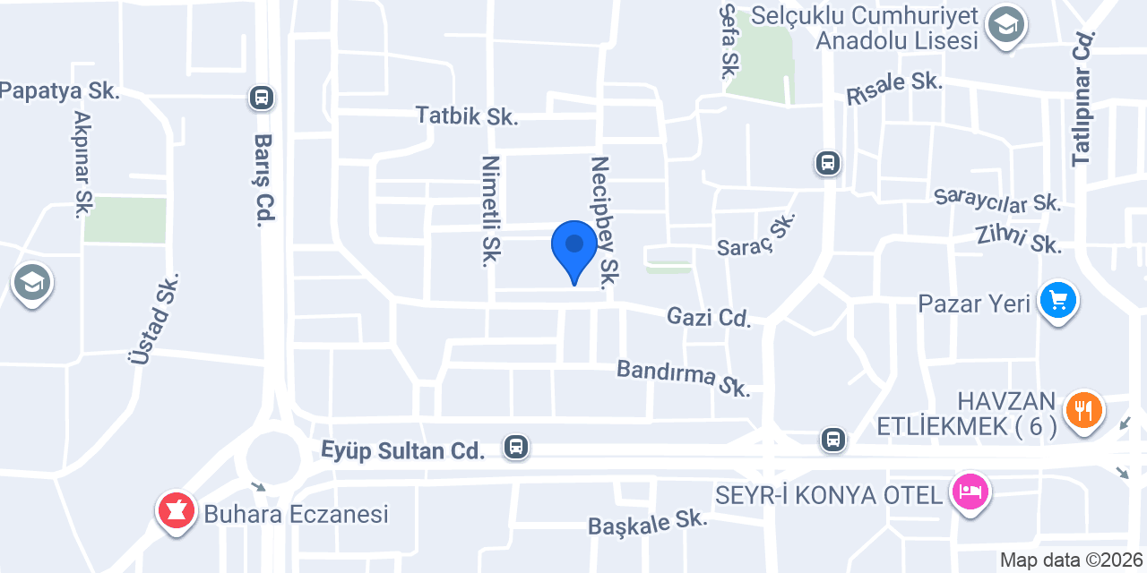 DOĞANHİSAR KIRTASİYE konumu