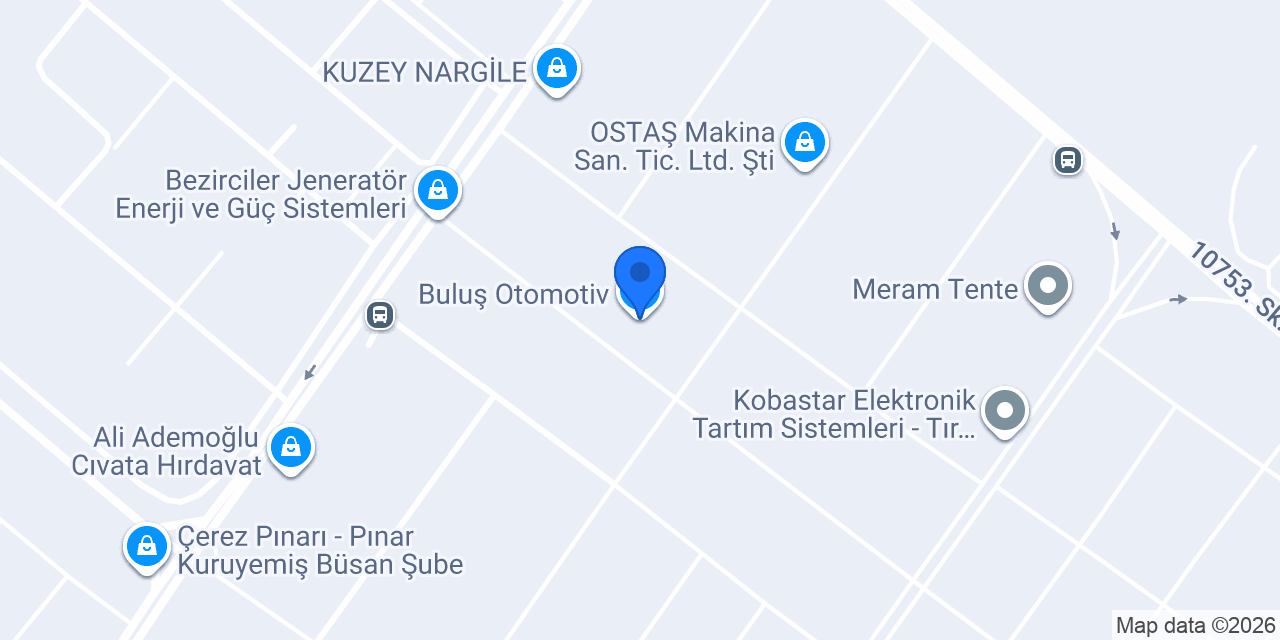 Buluş Otomotiv konumu