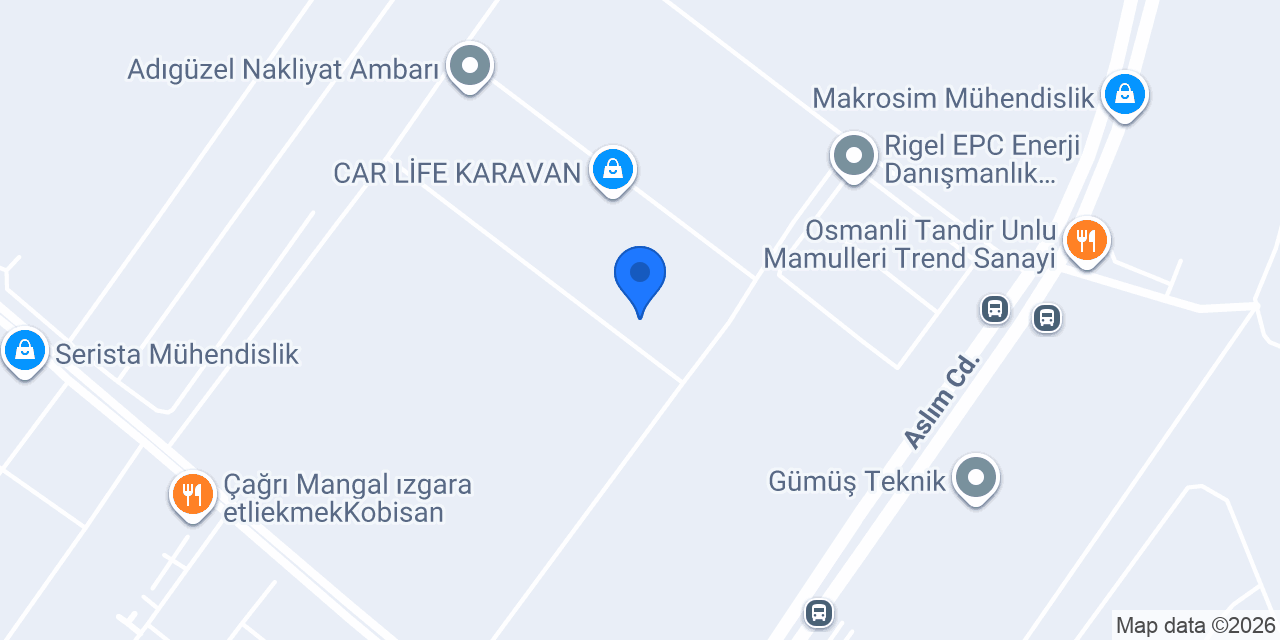Şeflek Tarım Makinaları konumu