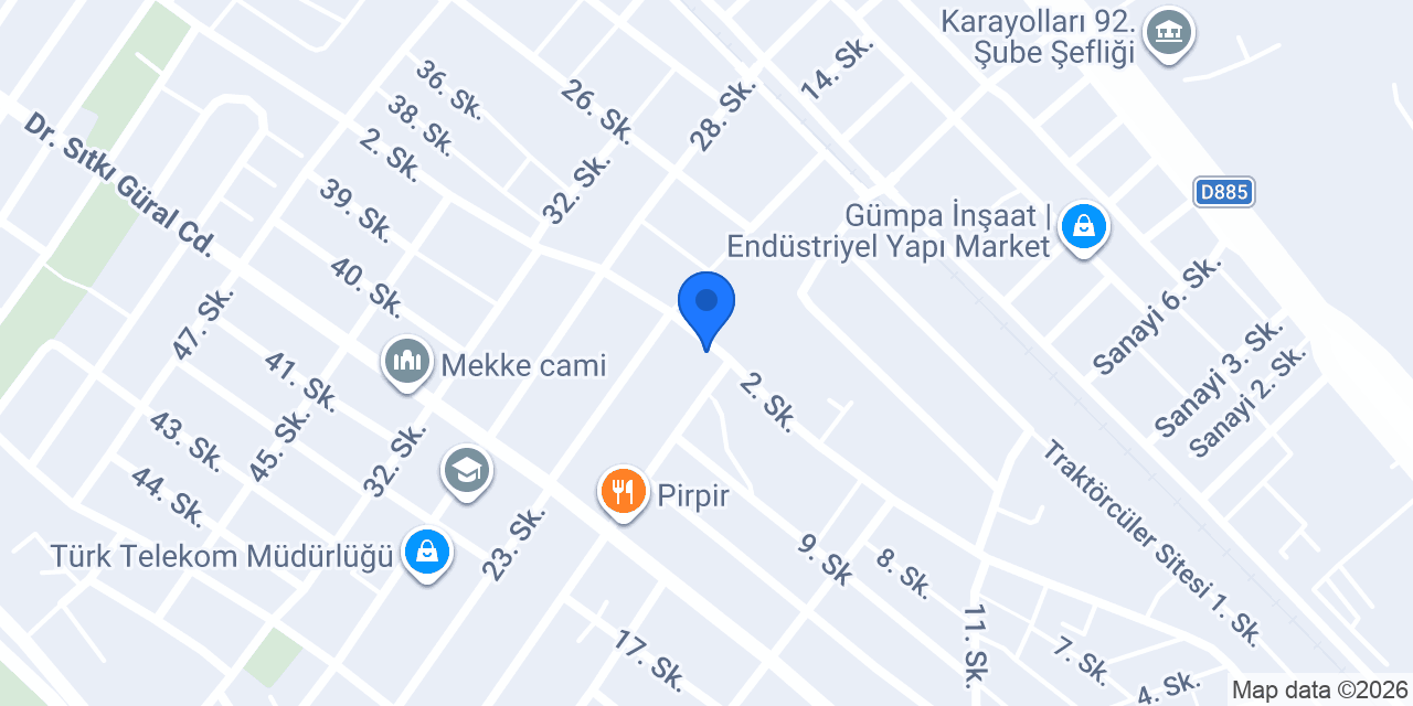 Lastikçi konumu