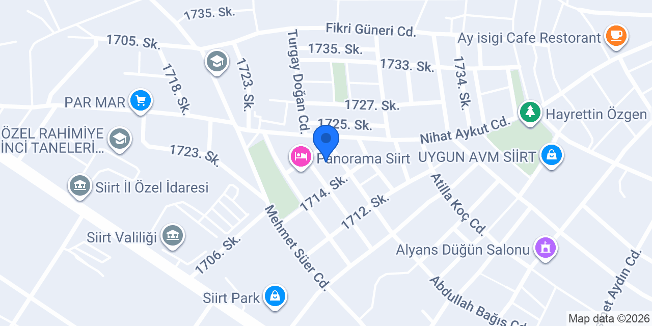 PAK-ET lahmacun ve pide salonu konumu