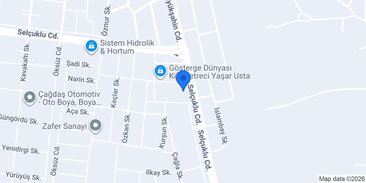 Özkan Ticaret konumu