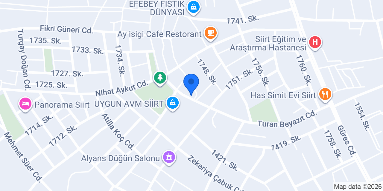 Bonavias Siirt konumu