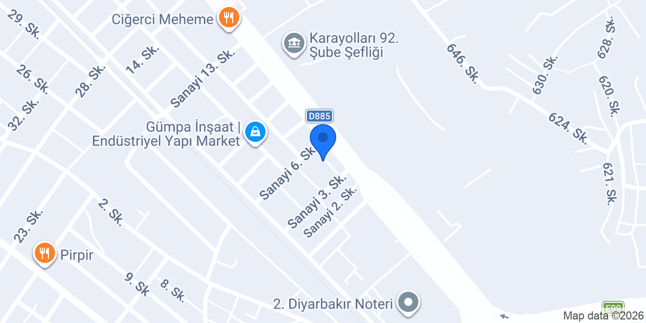 Özbal Group konumu