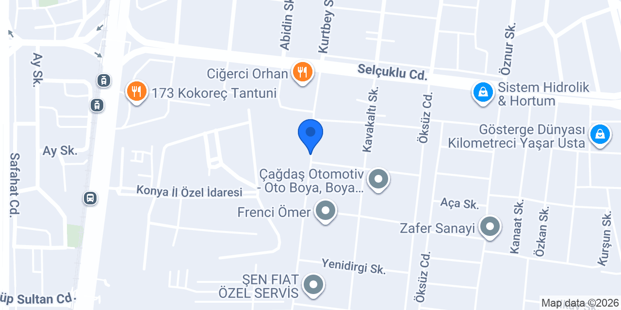 Hc Oto Servis konumu