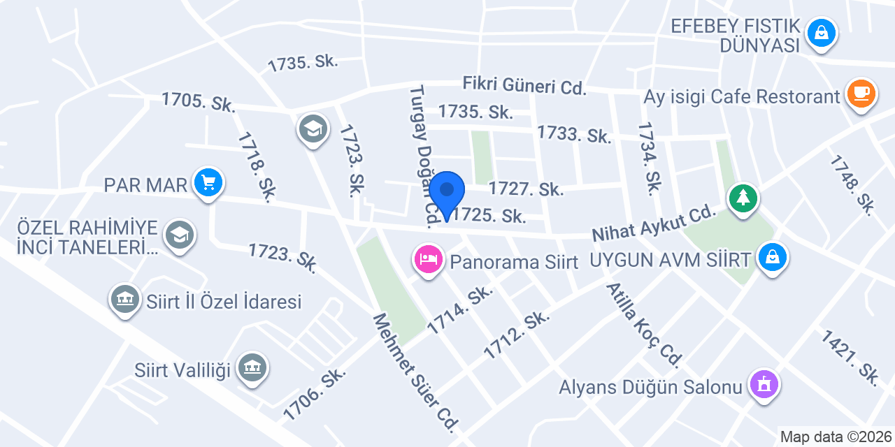 Siirt Hacamat Merkezi Deva Kliniği konumu