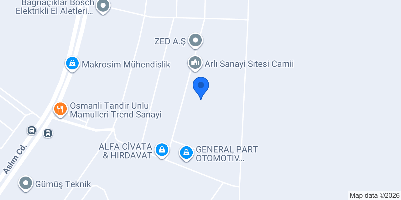 SEKTÖR 7 CİVATA VE HIRDAVAT konumu