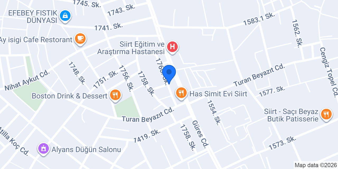 Şems Emlak konumu