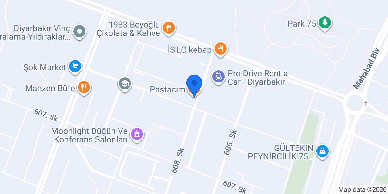 Pastacım konumu