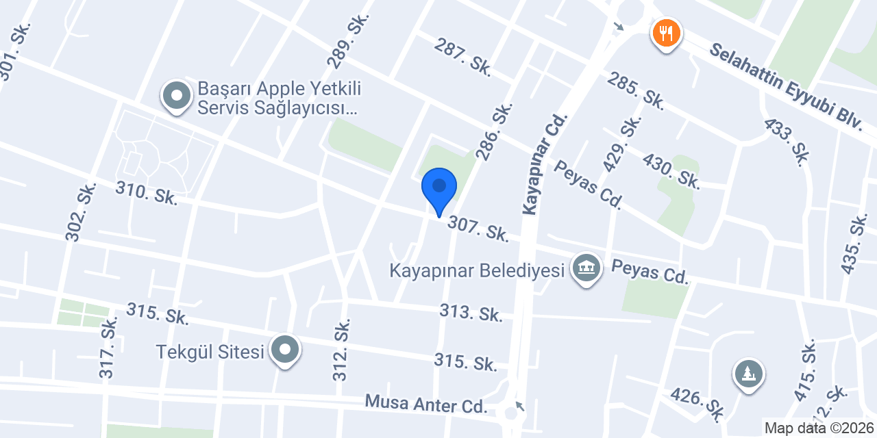 Sıhhi tesisatçı onat tesisat konumu