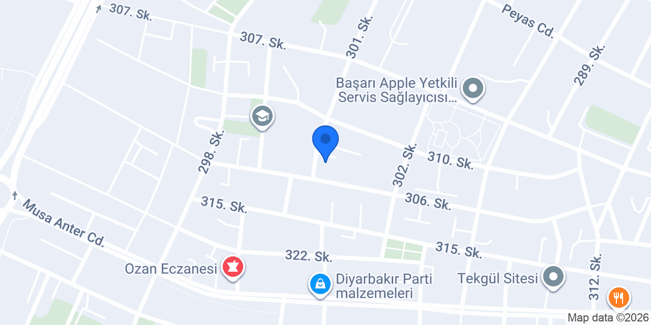 Çetin Çiçekçilik konumu
