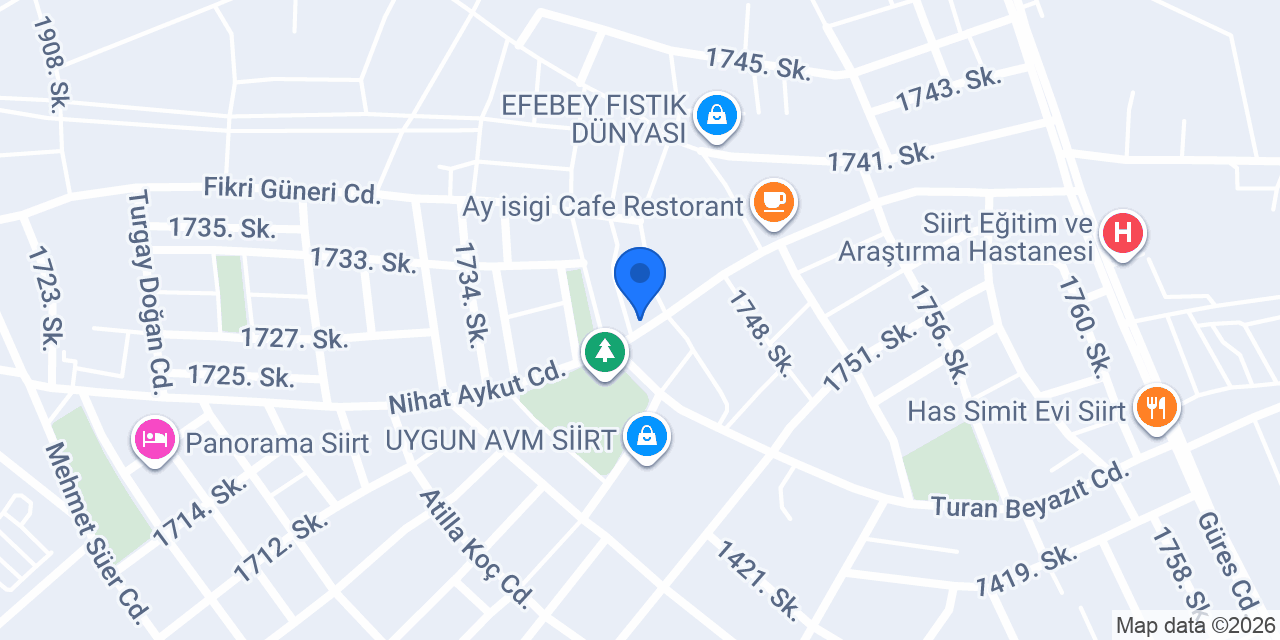 Siirt liman tantuni konumu