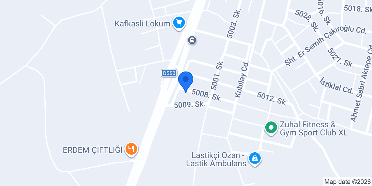 Çalışkanlar Oto konumu