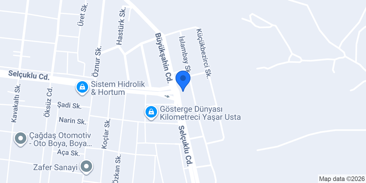 Aksan Otomotiv - PROAK konumu