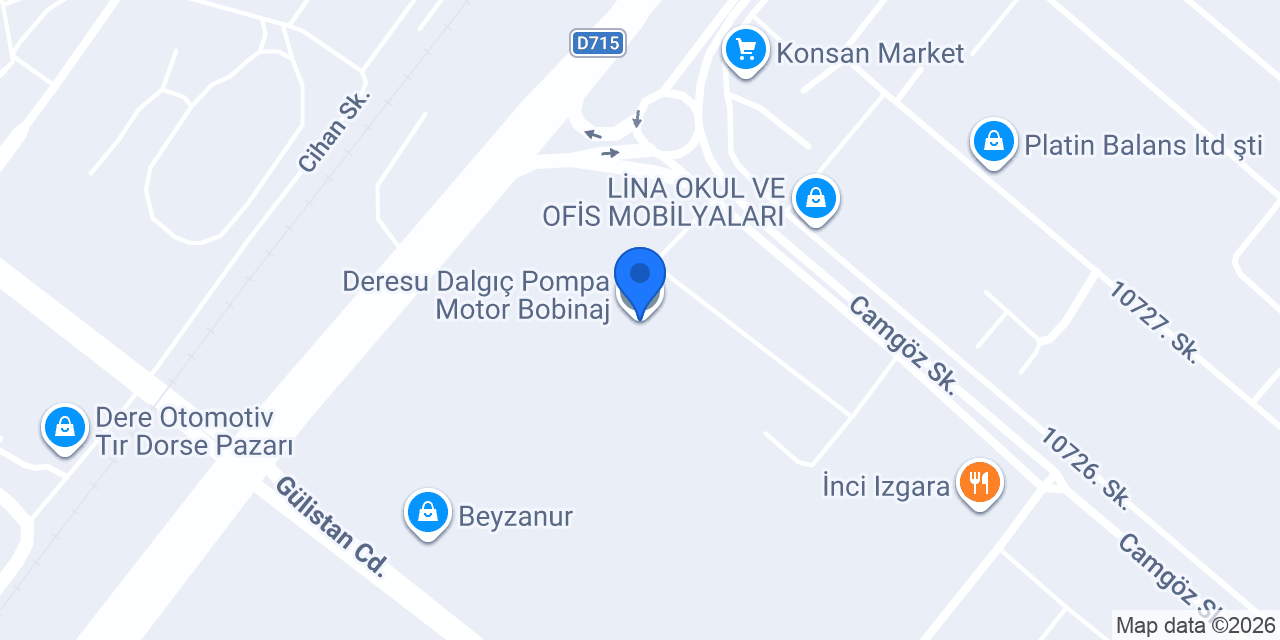 Deresu Dalgıç Pompa Motor Bobinaj konumu