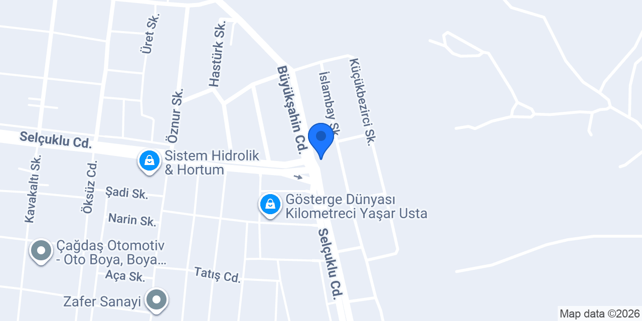 Gemici / Servis & Yedek Parça konumu