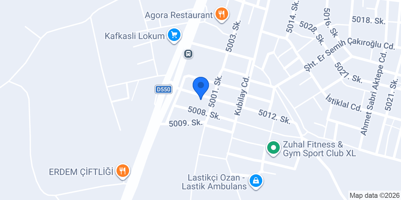 Turan Oto Elektrik konumu