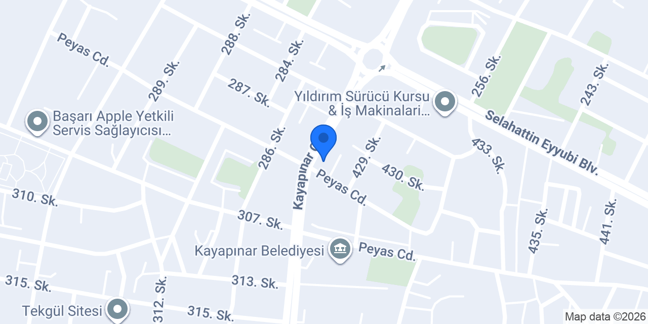 Kaplan Çelik Kapı konumu