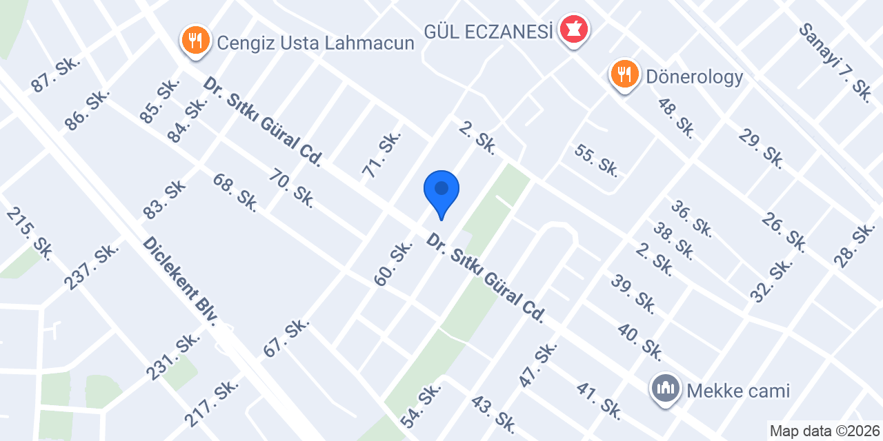 Kor İnşaat konumu