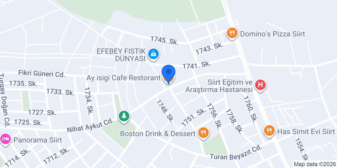 Ay isigi Cafe Restorant konumu