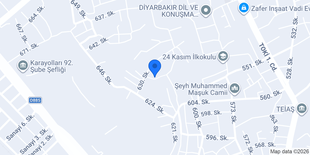 Günay Mobilya konumu