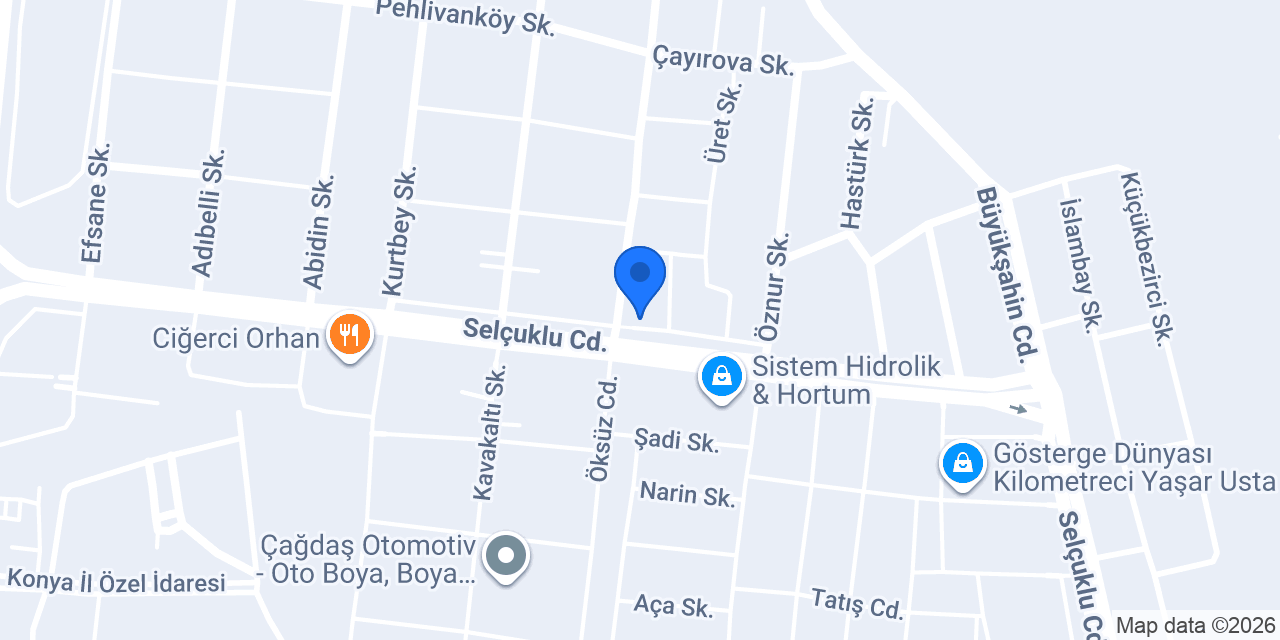 Aras Kargo Terminal Şubesi konumu