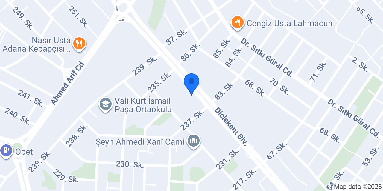 Menekşe Eczanesi konumu