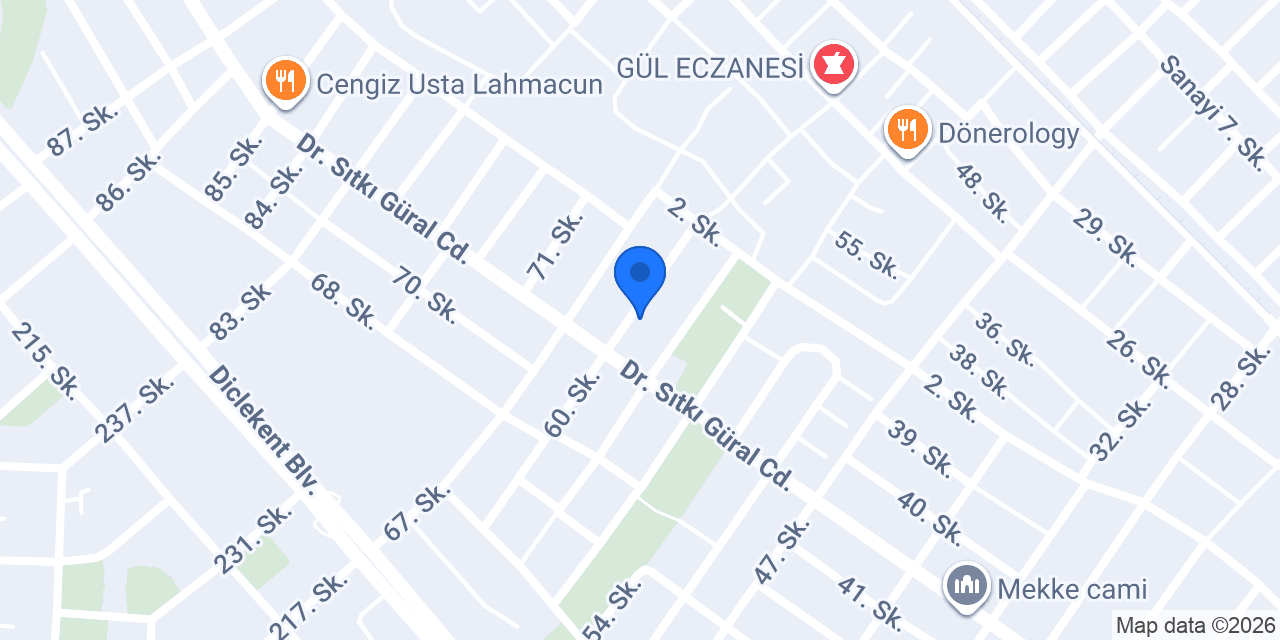 DİYARBAKIR CAM TİCARET konumu