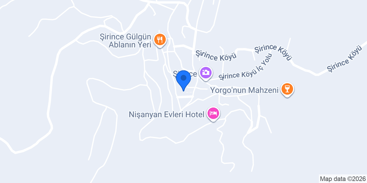 Şirince Begonvil Butik Otel Pansiyon konumu