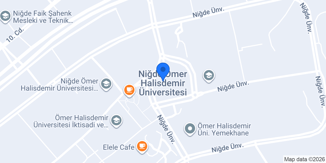 Niğde Ömer Halisdemir Üniversitesi konumu