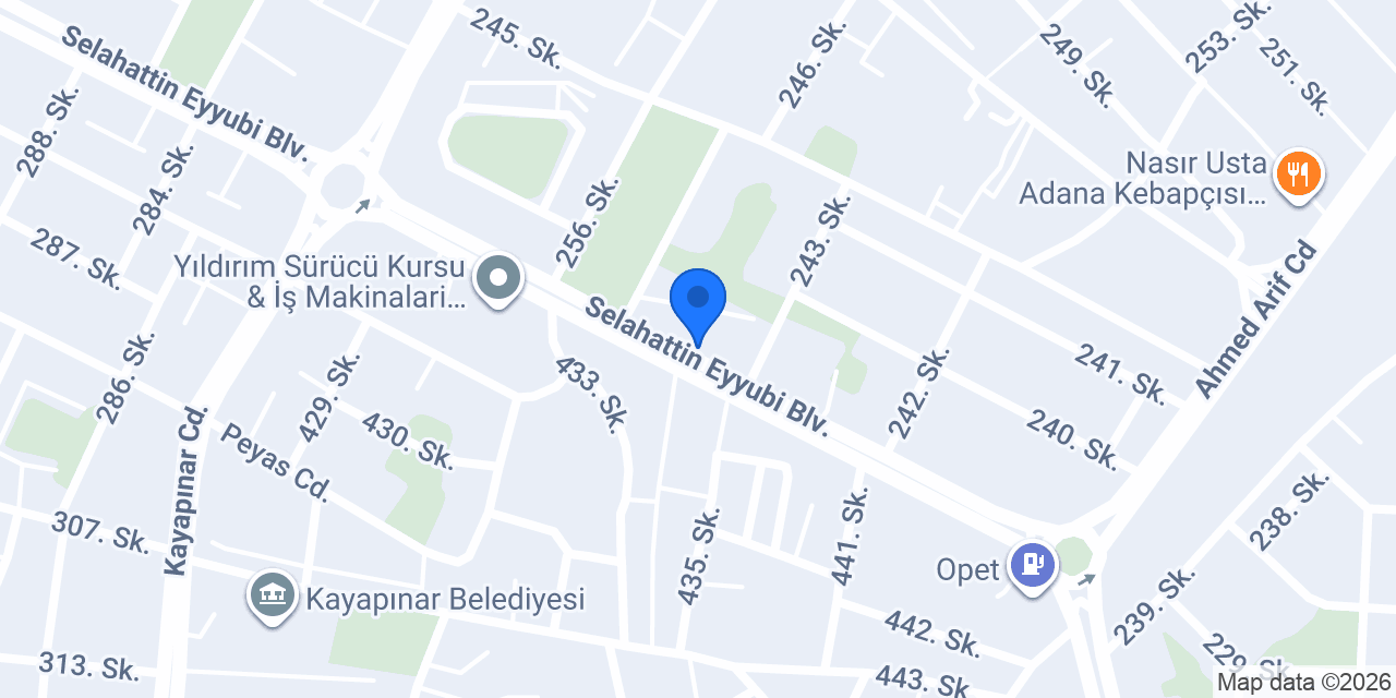 Star Araç Kaplama konumu