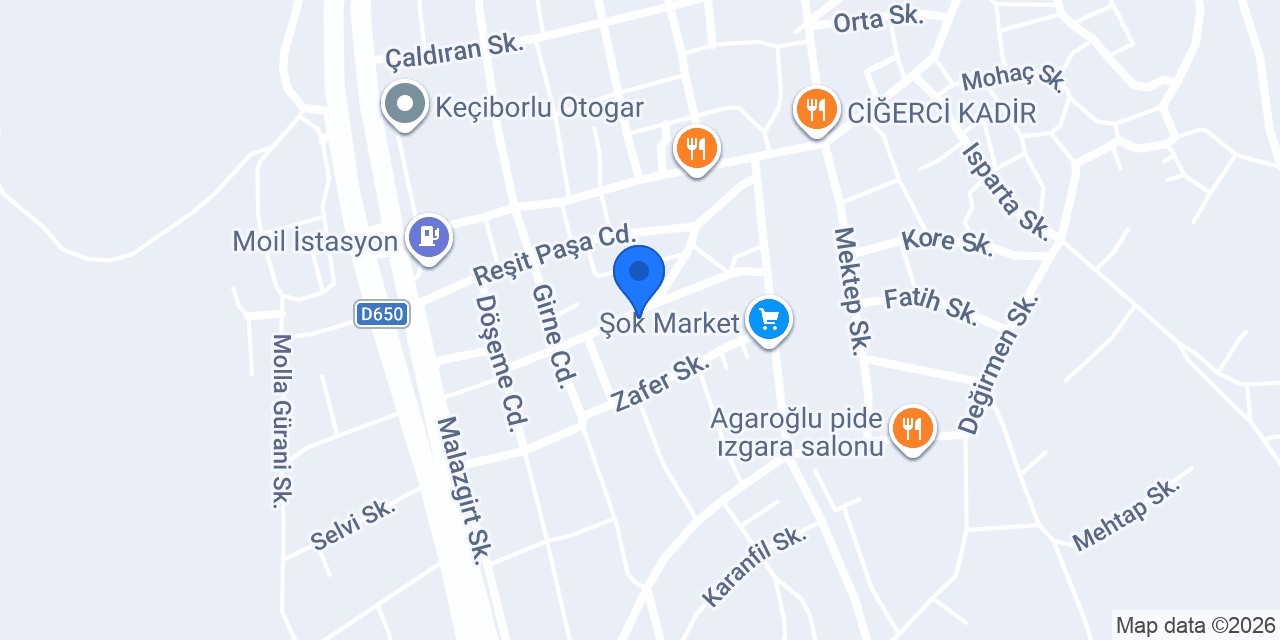 Yavuz Veterinerlik konumu