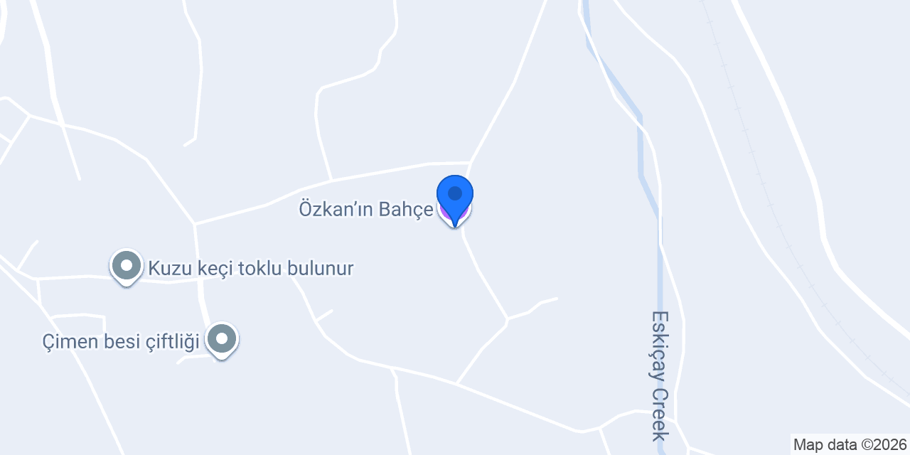 Özkan’ın Bahçe konumu