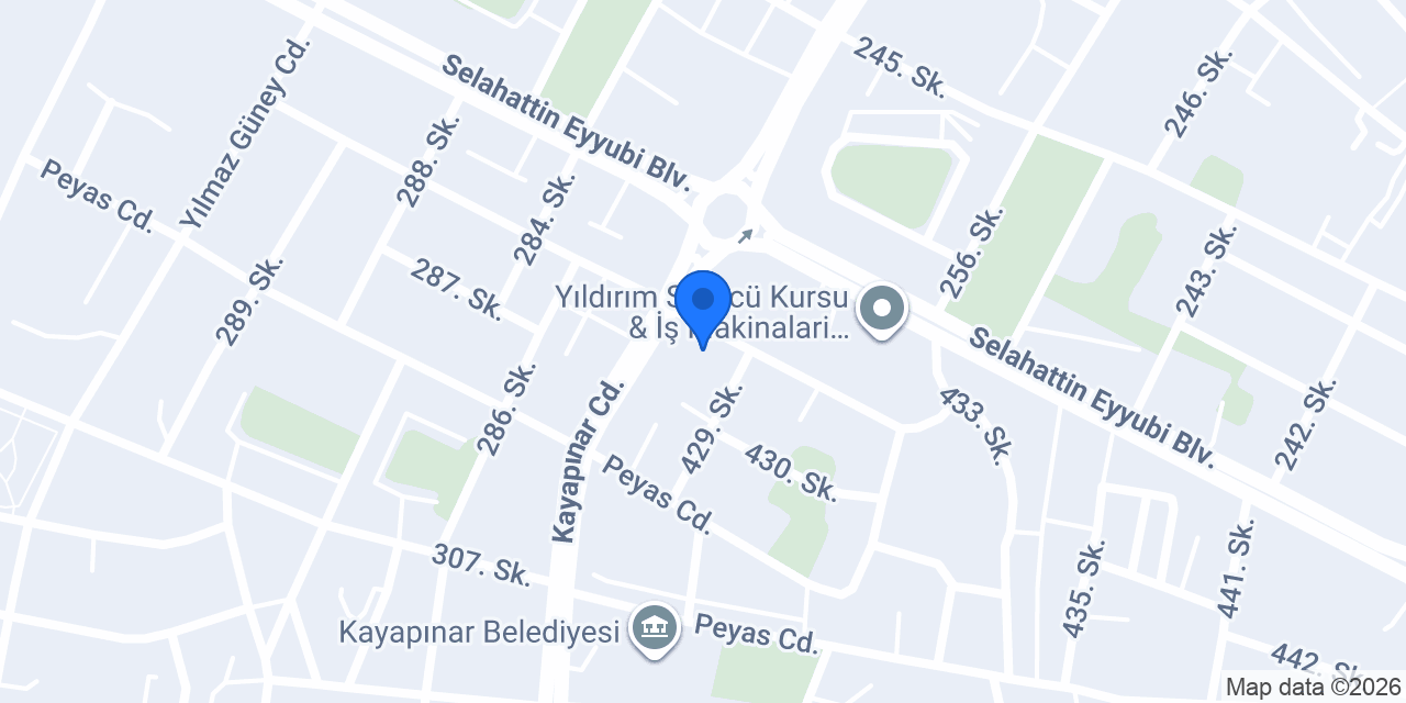 Başdaş Otomotiv konumu
