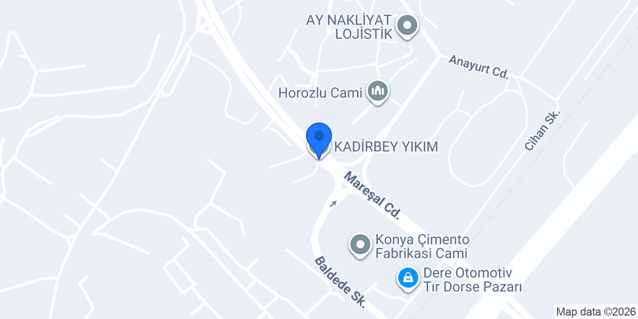 KADİRBEY YIKIM konumu