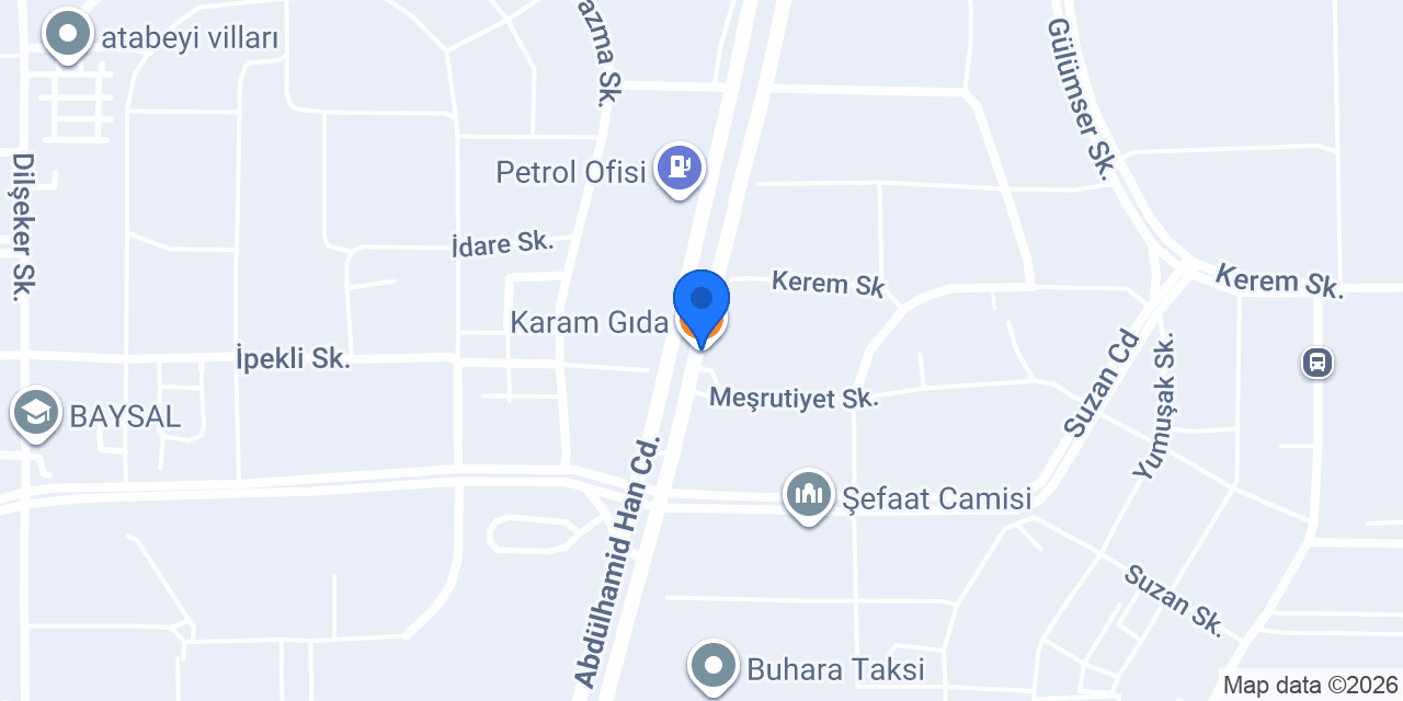 Karam Gıda konumu